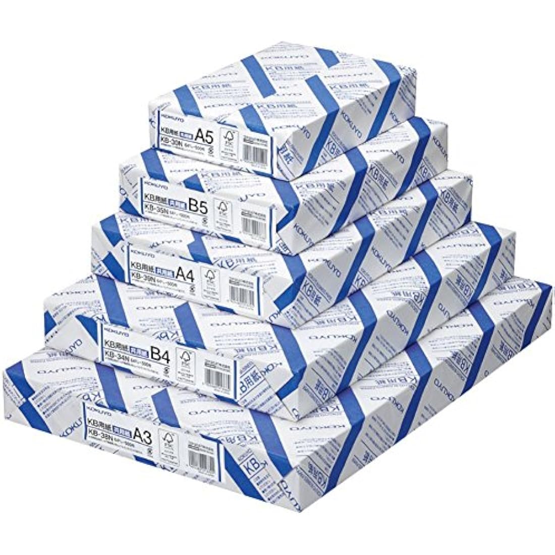 Kokuyo B4 FSC-Certified Paper | 64g Acid-Free Archival Paper - 500 Sheets