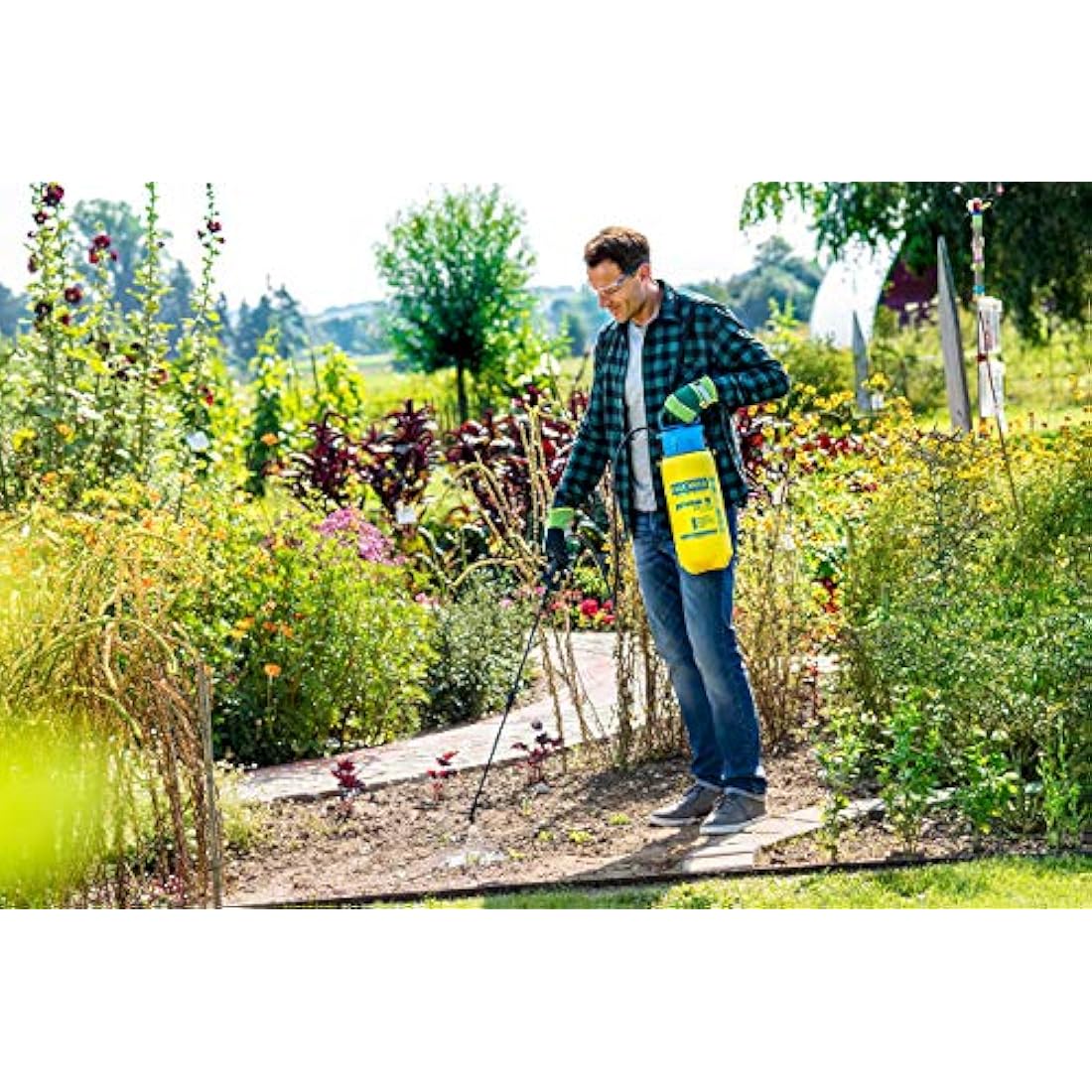 GLORIA Prima 5 PLUS Pressure Sprayer | 5L Acid-Resistant Garden Sprayer