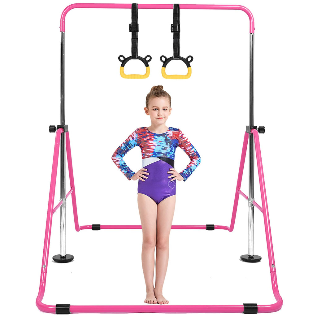 Kids Gymnastics Bar – Foldable Adjustable Training Equipment