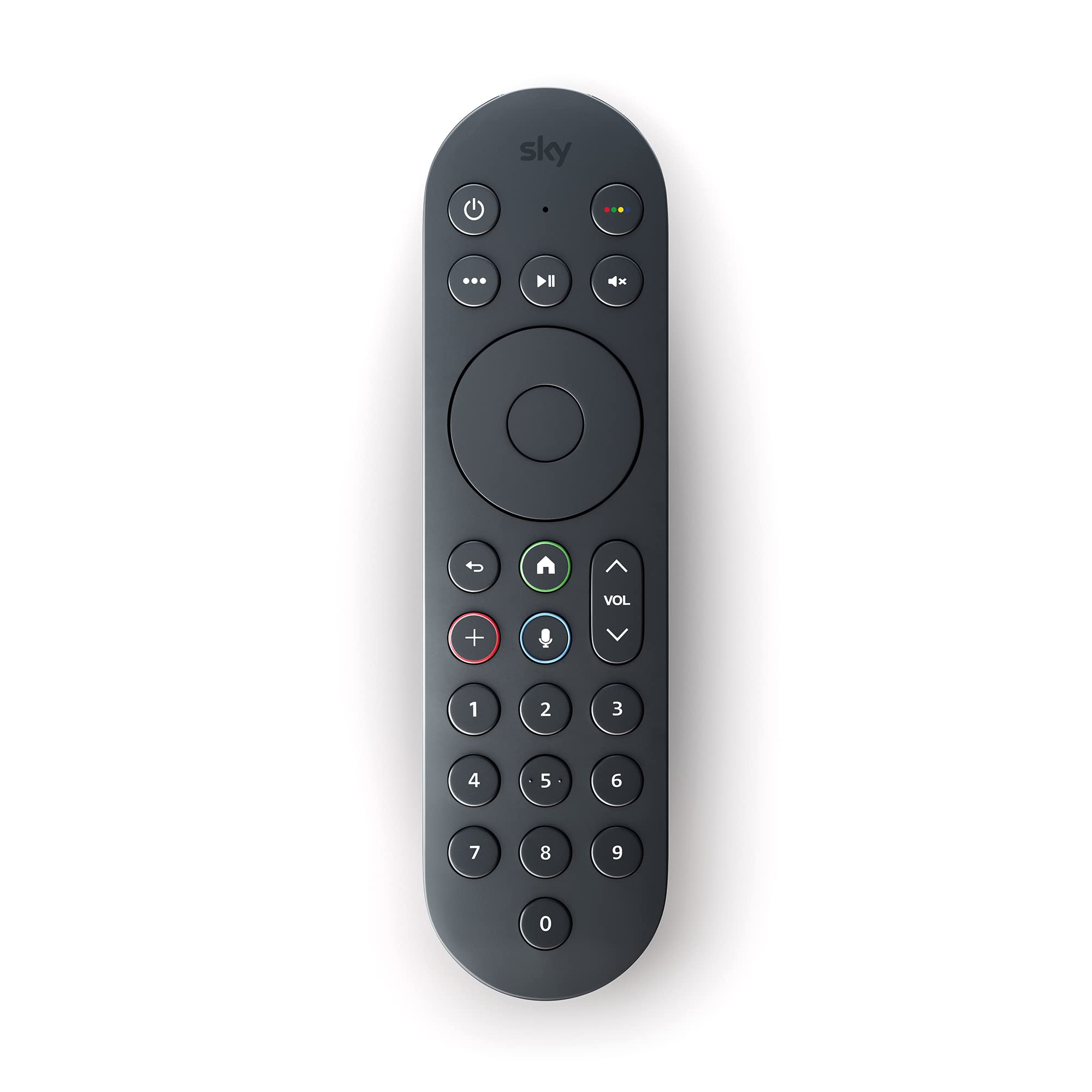 Jolof Store Sky Glass and Sky Stream TV Remote – Voice Control, Black