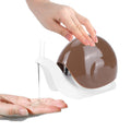 Jolof Store Snail Soap Dispenser – Cute 120ml Portable Lotion Bottle, Brown