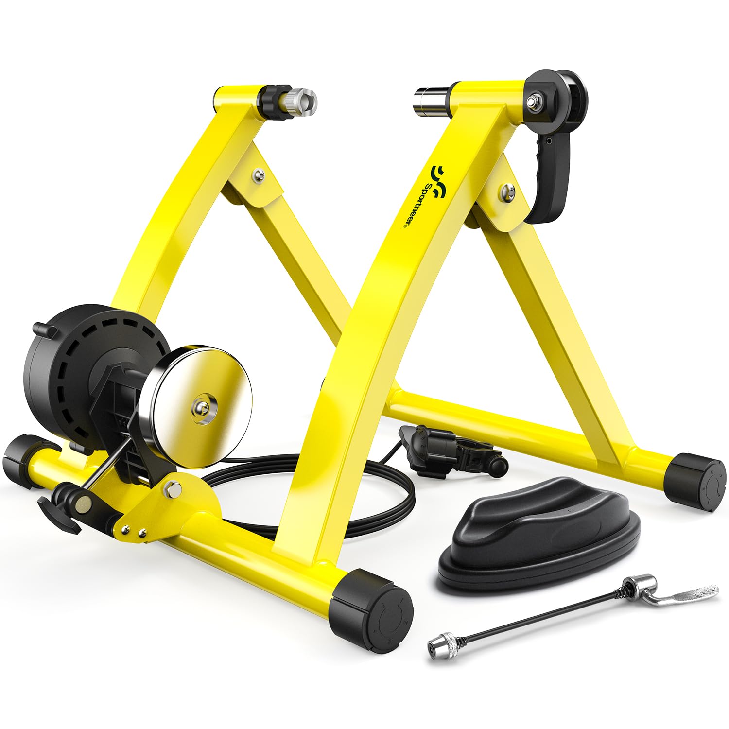 Sportneer Magnetic Bike Trainer - 6 Resistance Levels Indoor Cycling Stand