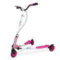 AOODIL Swing Scooter | 3-Wheel Foldable Wiggle Drifting Scooter - Pink