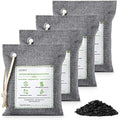 CLEVAST Bamboo Charcoal Air Purifying Bags | 4x200g Natural Odor Absorber