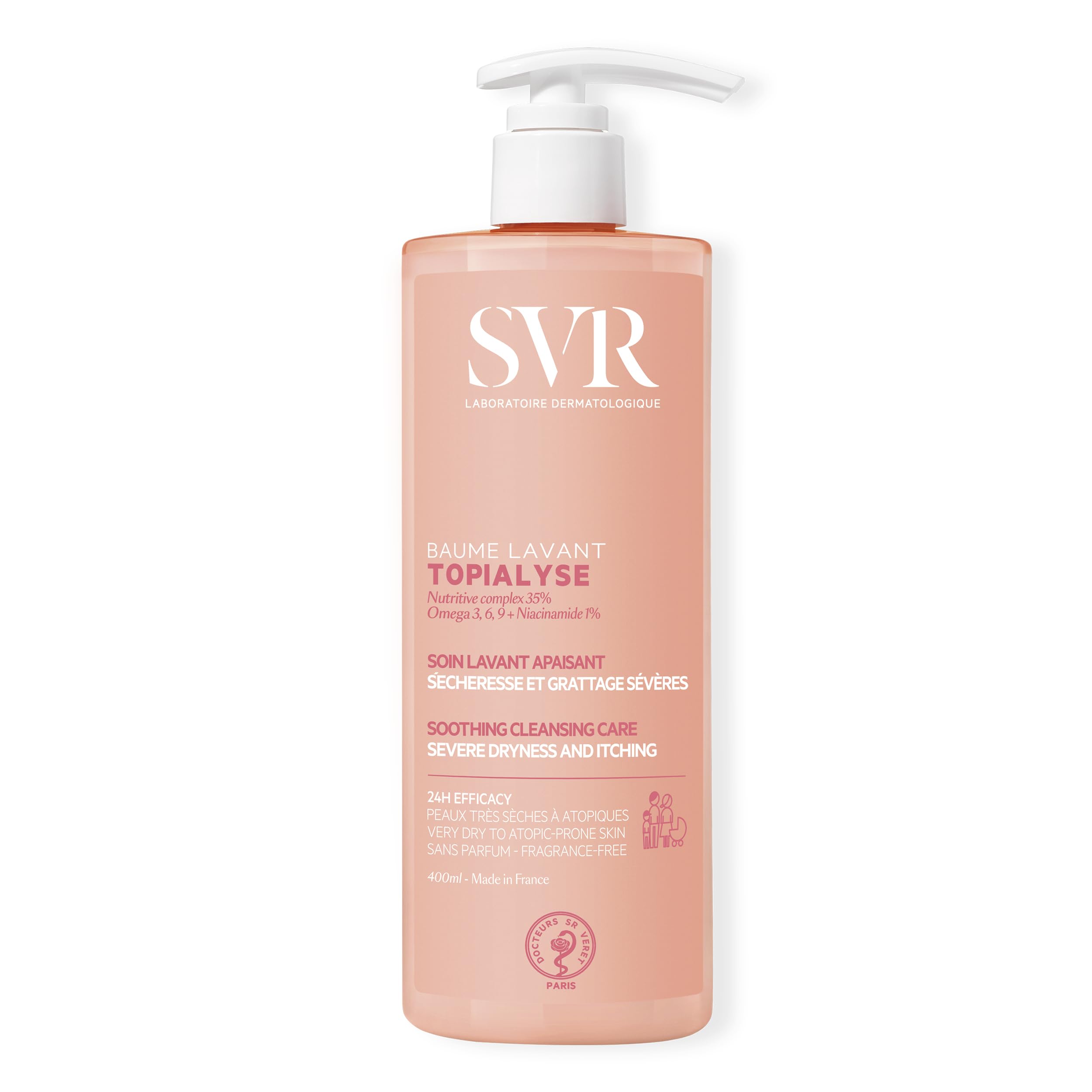 SVR Topialyse Cleansing Balm – Soothing Face & Body Wash for Eczema