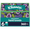 Kleenex Expressions Disposable Paper Hand Towels - 6 Boxes, 360 Count
