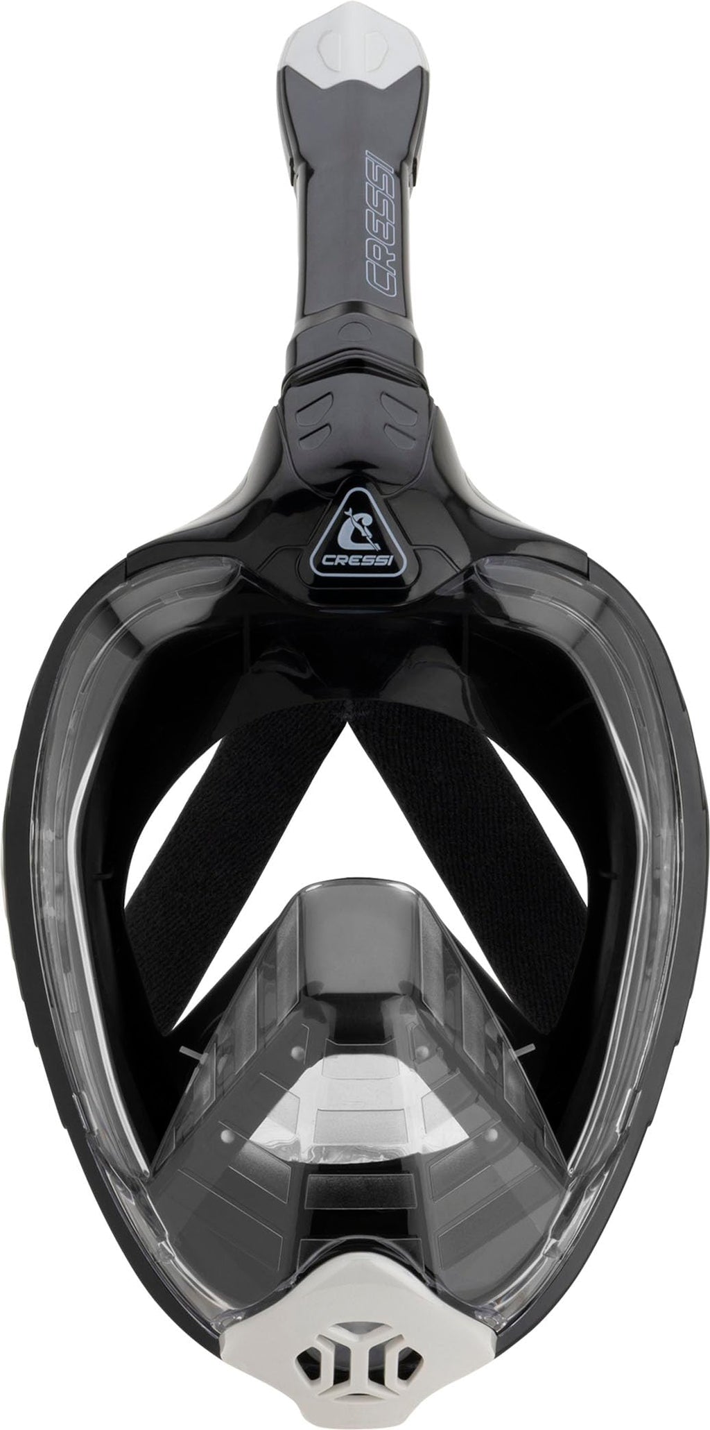 Cressi Bali Full Face Snorkel Mask - Anti-Fog Silicone with Camera Mount