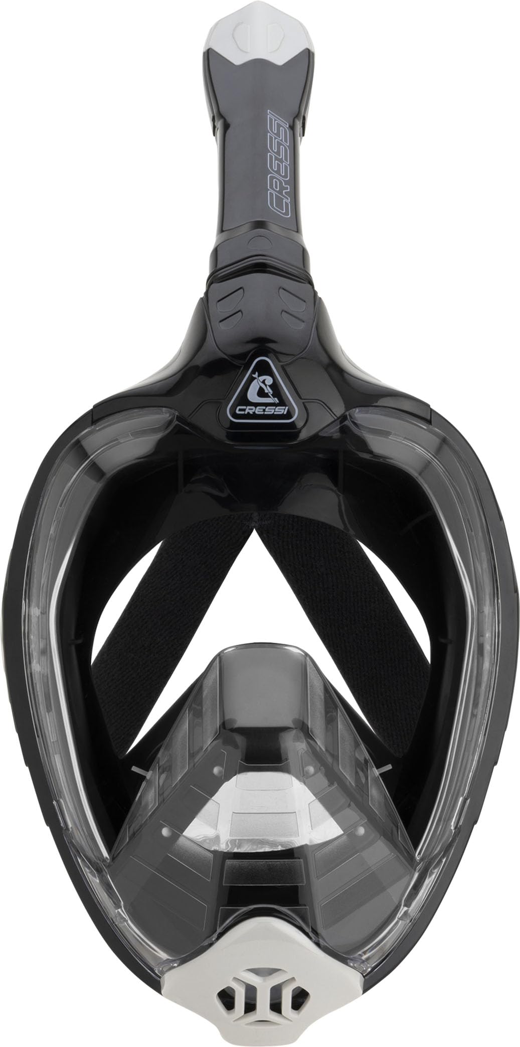 Cressi Bali Full Face Snorkel Mask - Anti-Fog Silicone with Camera Mount