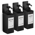 Anhow 3PCS Wall Mounted Soap Dispenser Set | 500ml No-Drill Shower Pump