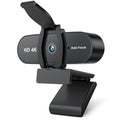 OFFCUP 4K HD Webcam with Microphone and Privacy Cover for PC