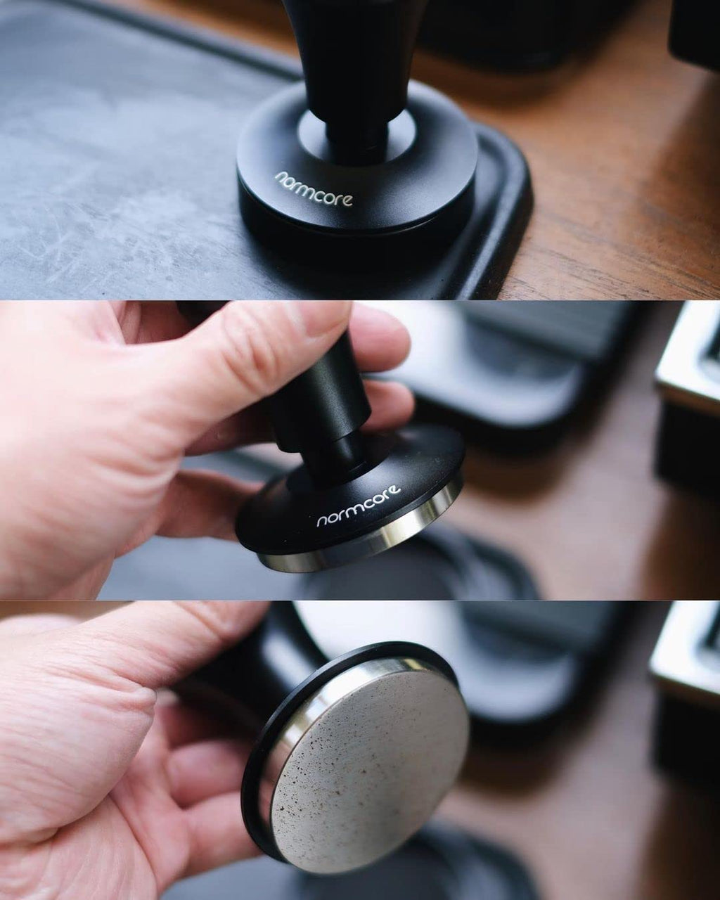 Normcore 51mm Spring-Loaded Espresso Tamper with Stand - V4 Calibrated