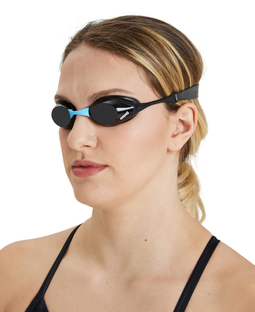 Arena Cobra Original Swipe Swim Goggles – Anti-Fog Racing Goggles