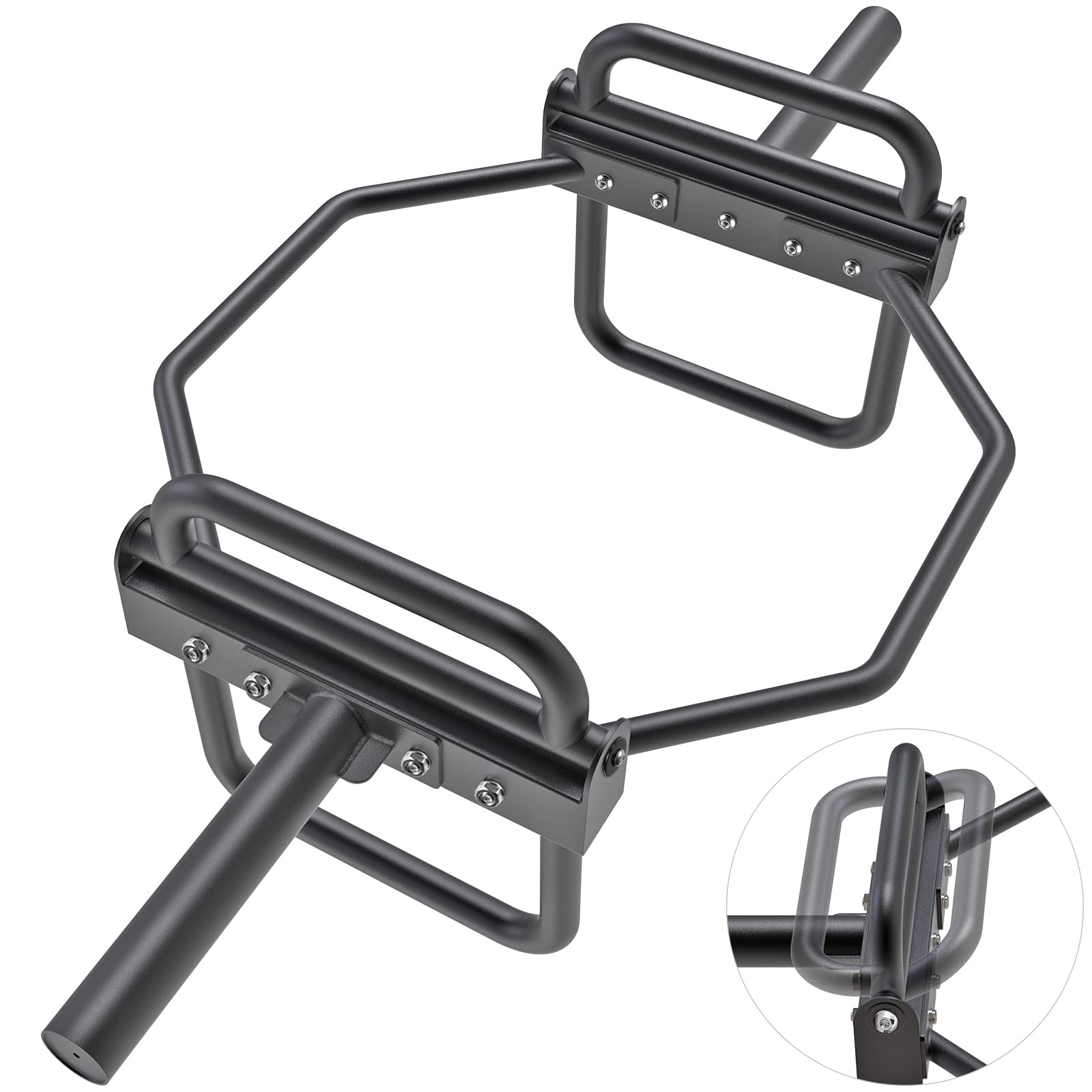 Kipika Olympic Hex Trap Bar – Folding Handles & Stand, 1000lb Capacity