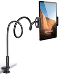 Lamicall Gooseneck Tablet Holder – 36" Flexible 360 Arm for iPad - Black