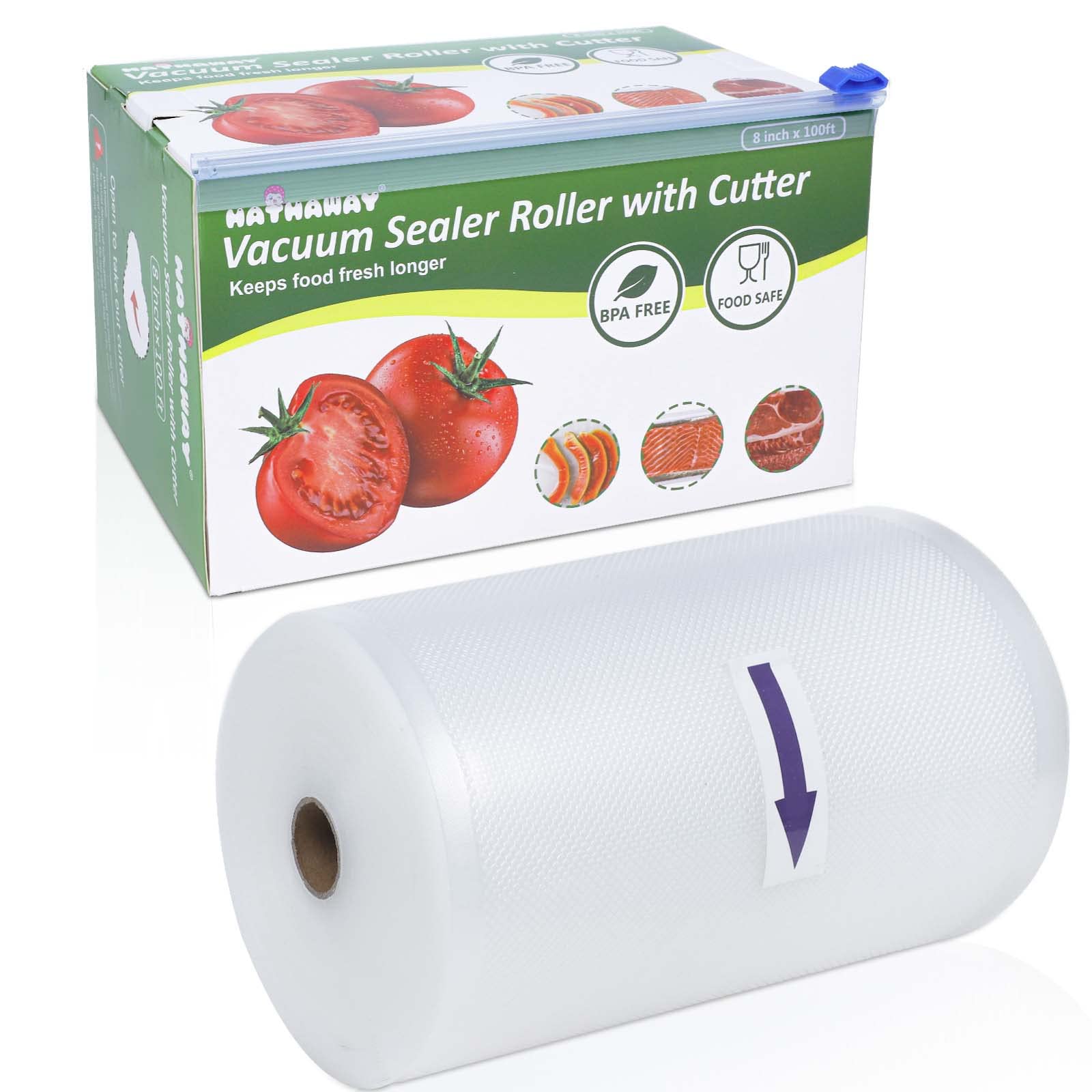 Jolof Store Vacuum Sealer Roll Bags | BPA Free Food Storage – 20cm x 30m
