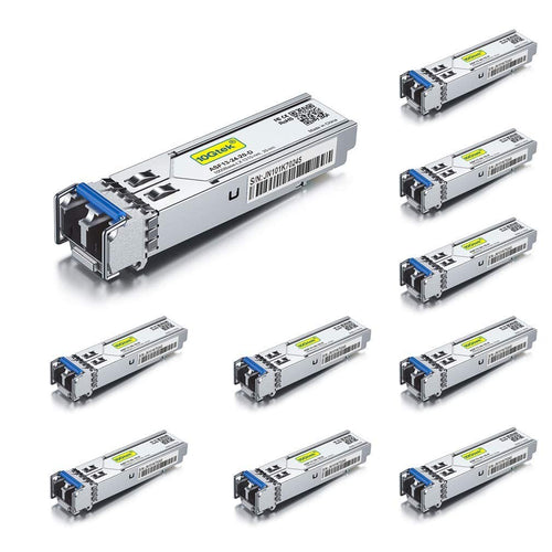 1G SFP LX LC Singlemode 10km Transceiver Module | 10 Pack