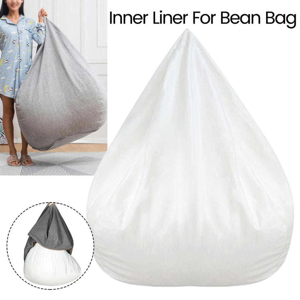 Bean Bag Chair Inner Liner Replacement, Removable and Washable Lazy Sofa Inner Liner with Zipper