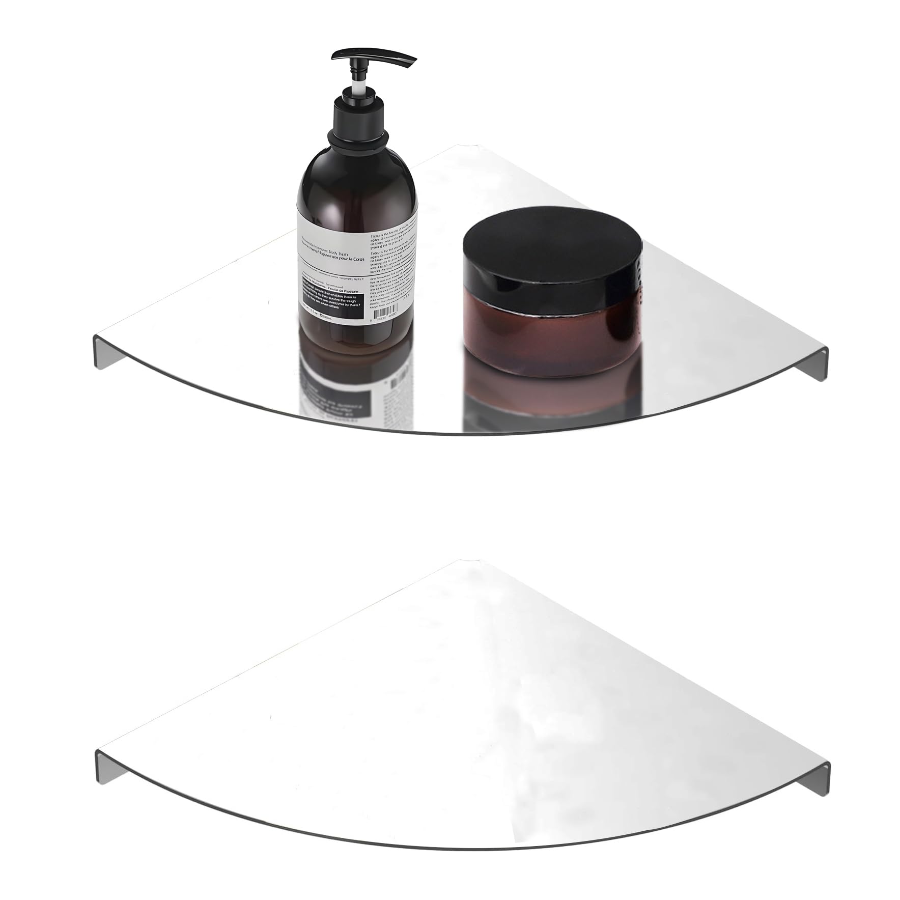 Melairy 2-Pack Shower Corner Shelf | 304 Stainless Steel Wall Caddy – 20cm