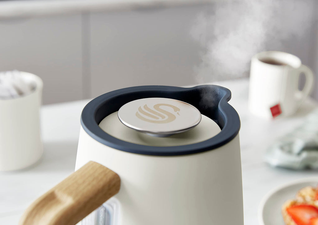 Swan Nordic Jug Kettle | 1.7L Fast Boil Electric Kettle - Matte White