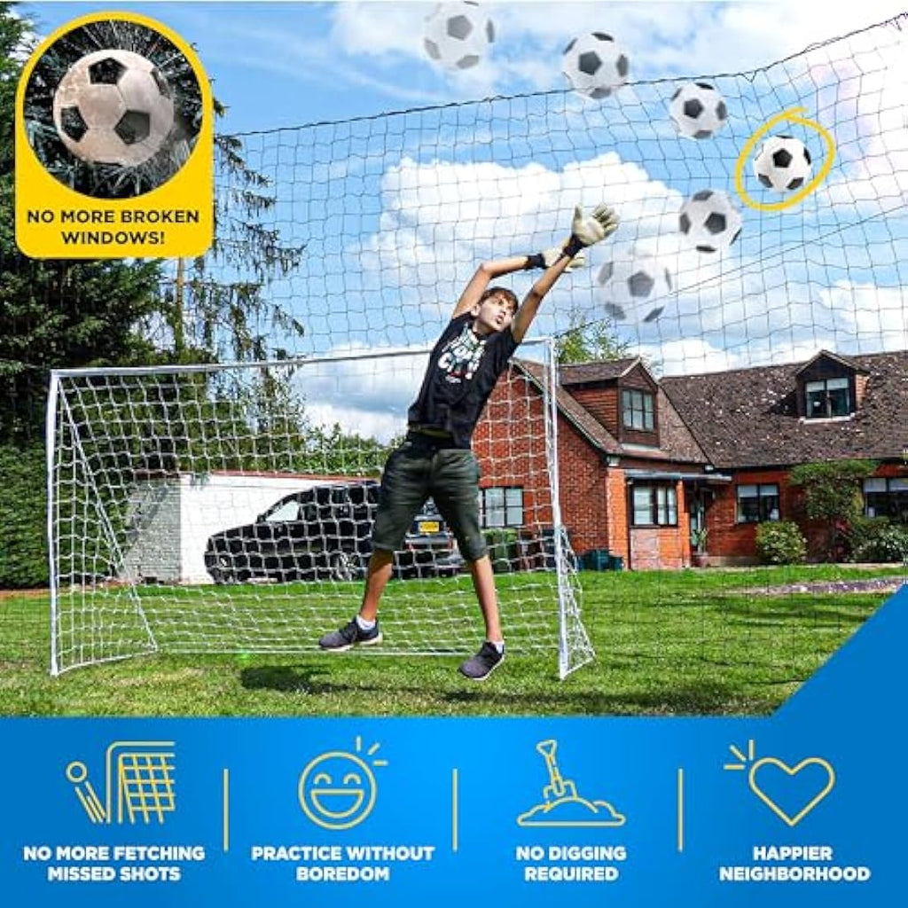 Open Goaaal Football Goal & Backstop Net – Standard Rebounder System