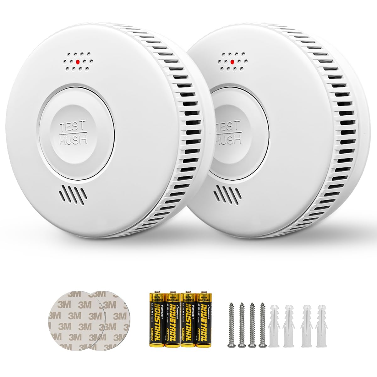 Wireless Smoke Alarms | EN14604 Certified 2-Pack