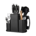 Jolof Store Universal Knife Block – 14 Slot Detachable Storage Stand
