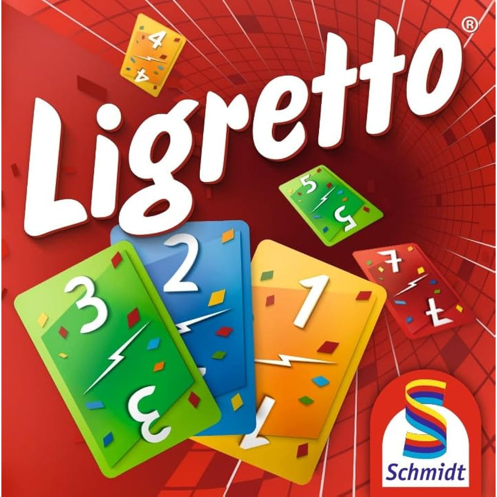 Schmidt Ligretto Red Card Game – Fast-Paced Family Game for 2-4 Players