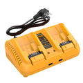 2-Port Fast Battery Charger for Dewalt 12V-18V DCB Series