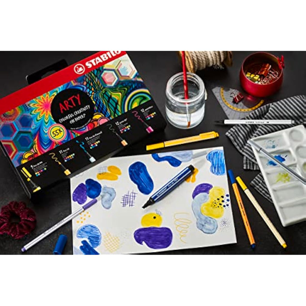 STABILO Arty Creative Set – Point 88 & Pen 68 Markers – Pack of 68