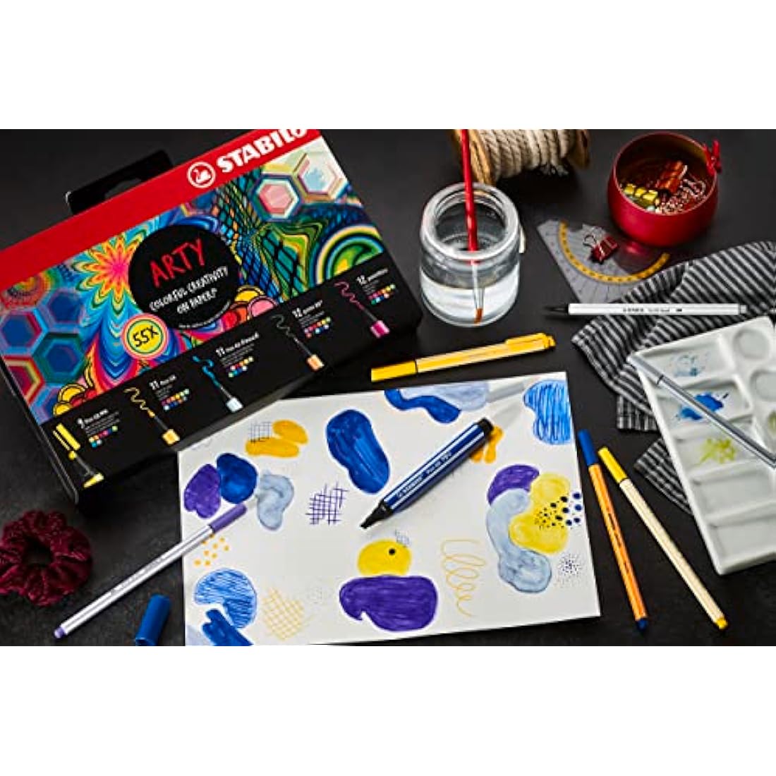 STABILO Arty Creative Set – Point 88 & Pen 68 Markers – Pack of 68