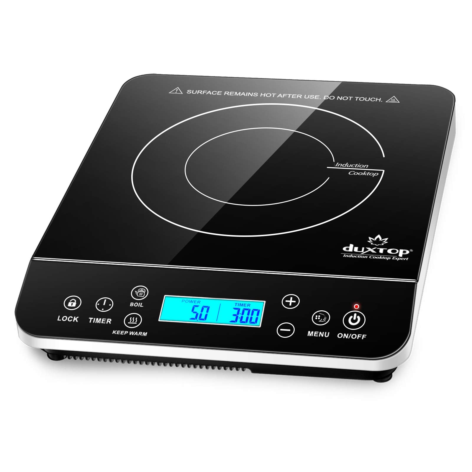 Duxtop 2100W Induction Cooker – Portable Countertop Burner with LCD Touch
