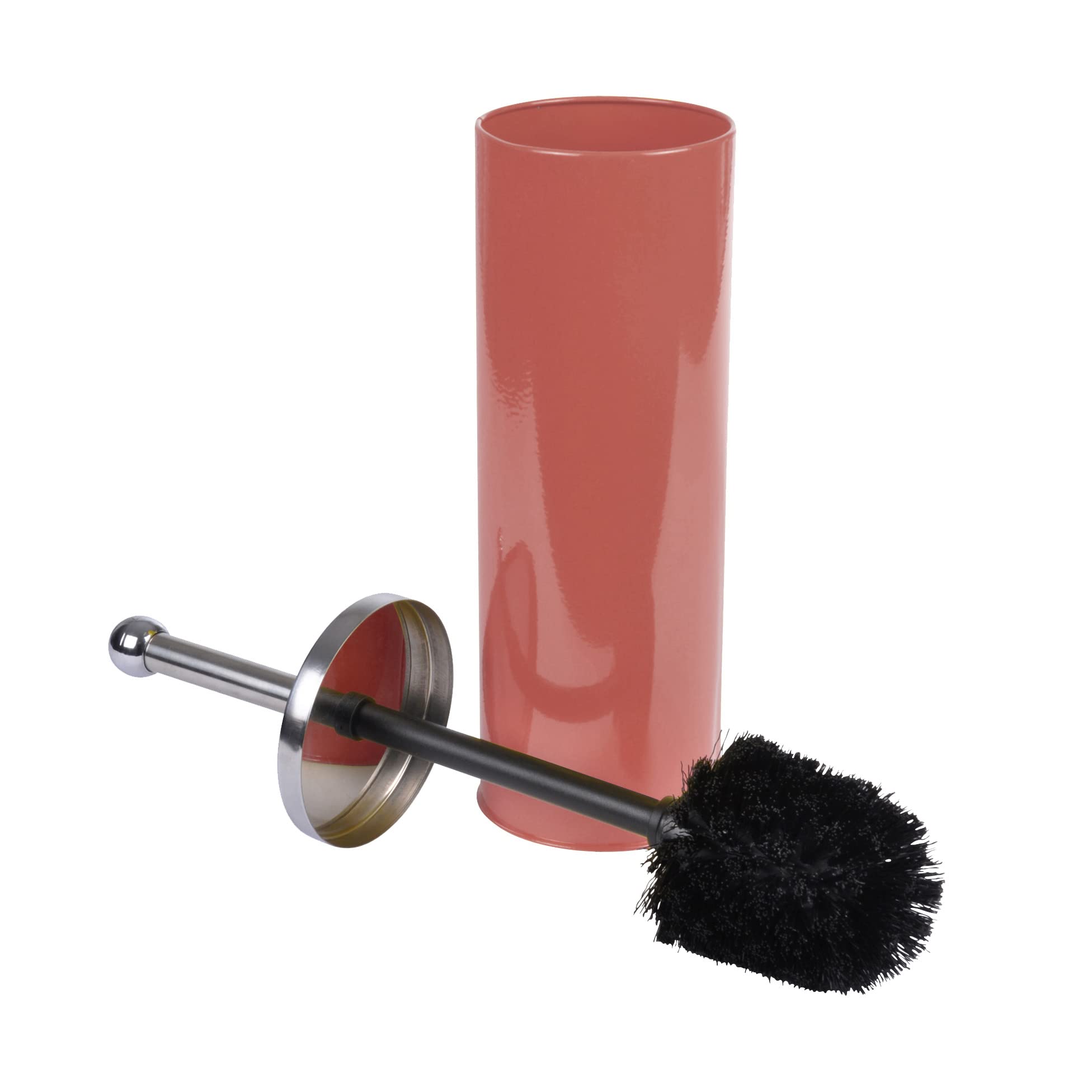 Douceur d'Intérieur Metalia Metal Toilet Brush – Terracotta Modern Style