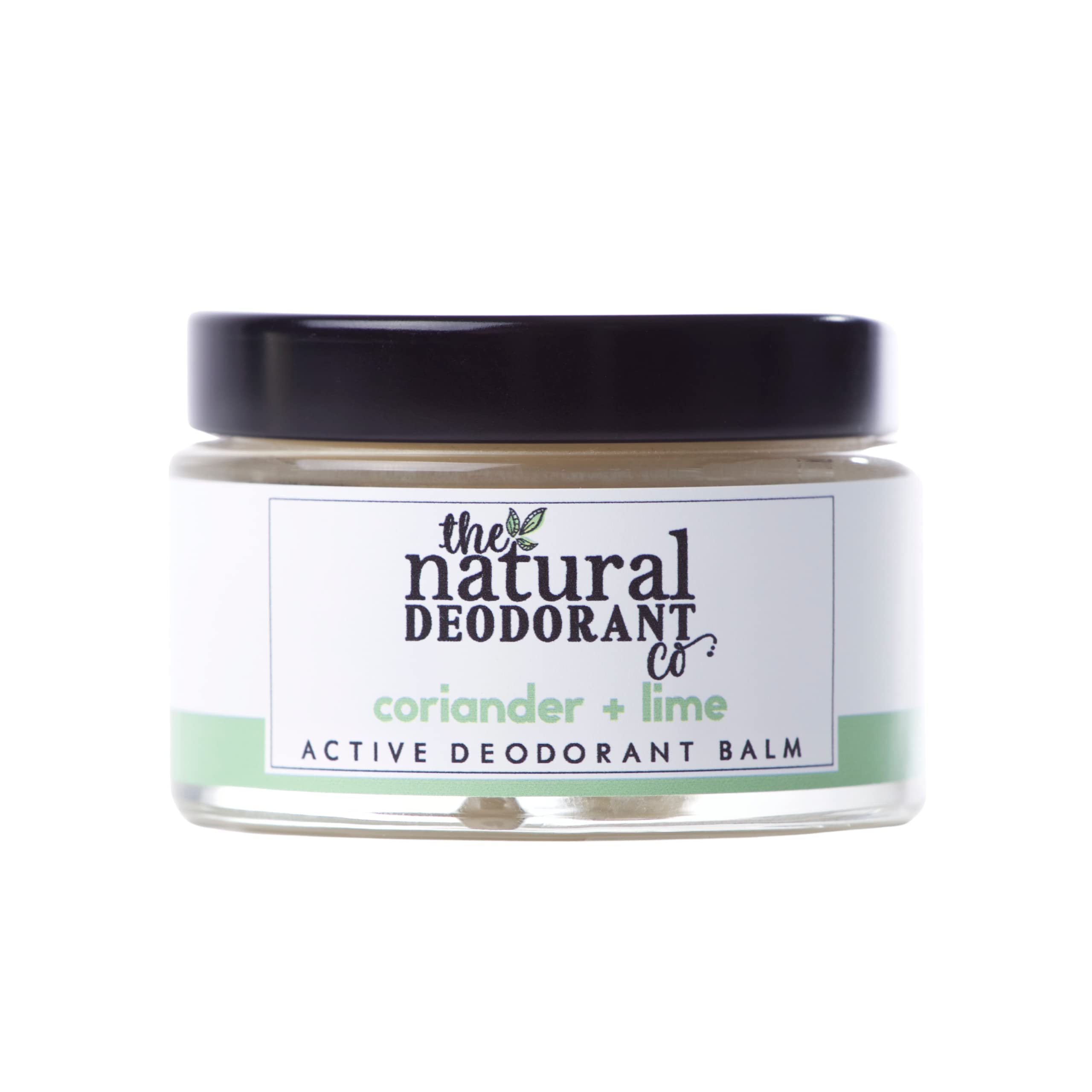 The Natural Deodorant Co Active Balm – Coriander & Lime – 55g
