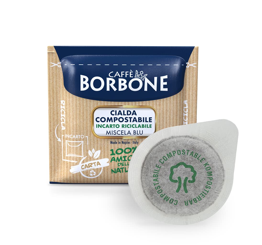 Caffè Borbone Blue Blend ESE Coffee Pods - 44mm Compostable - 150 Pack