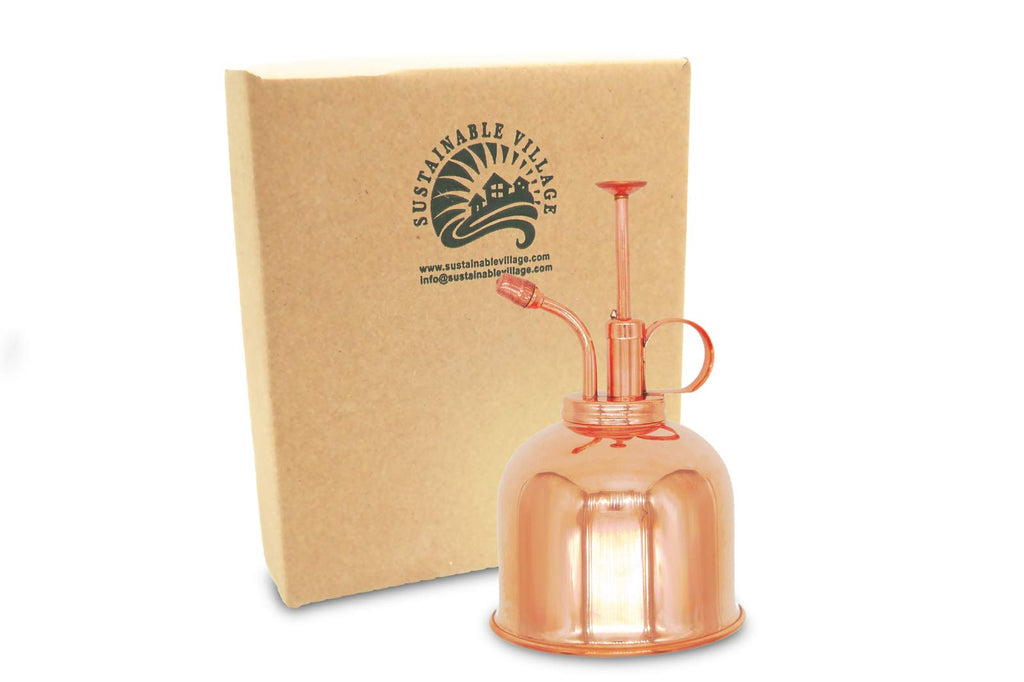 Jolof Store Copper Indoor Plant Mister – Nickel Fine Mist Spray Bottle