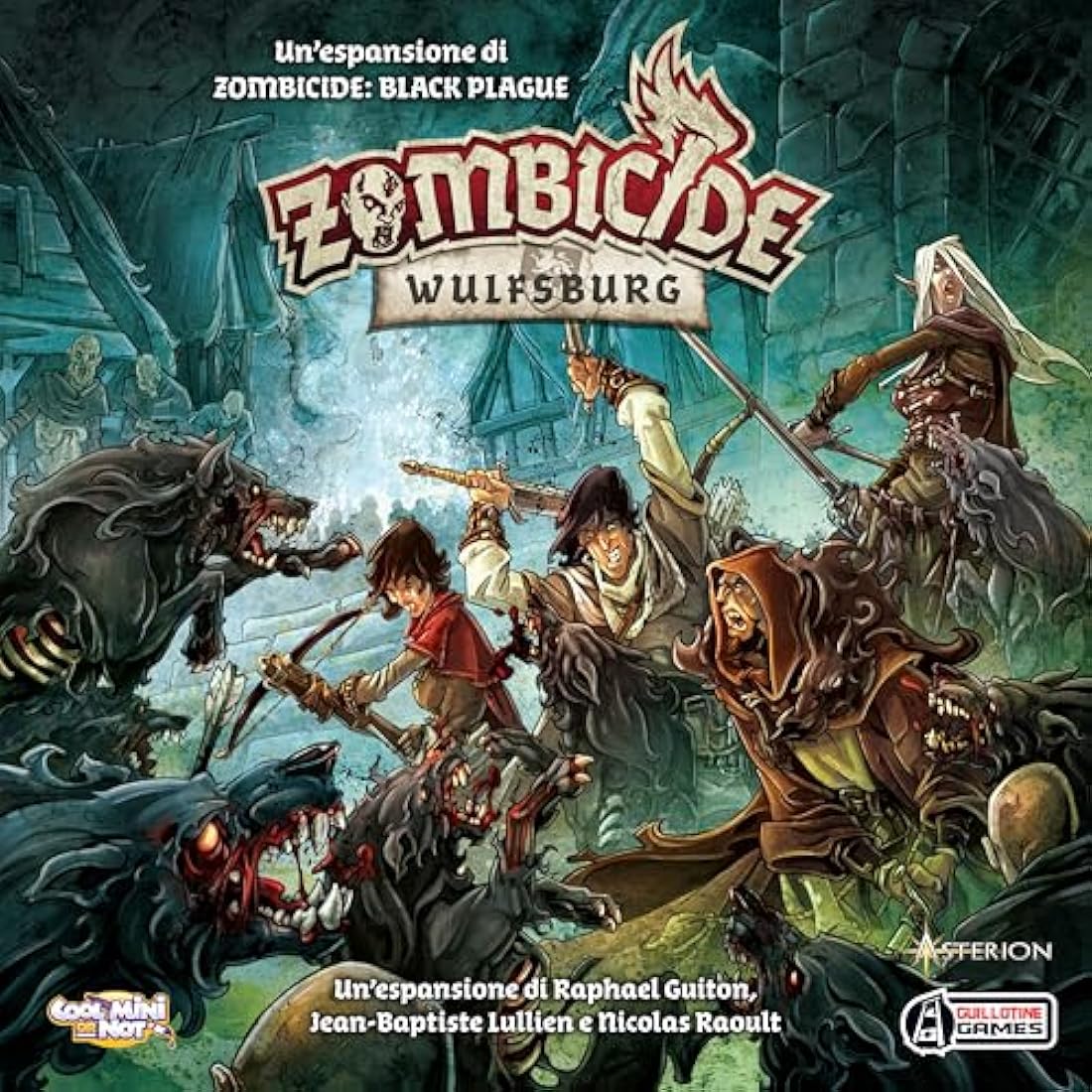Asmodee Zombicide: Black Plague – Wulfsburg Board Game Expansion