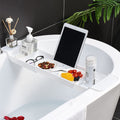 Expandable Bathtub Tray – Durable Plastic Bath Caddy Shelf