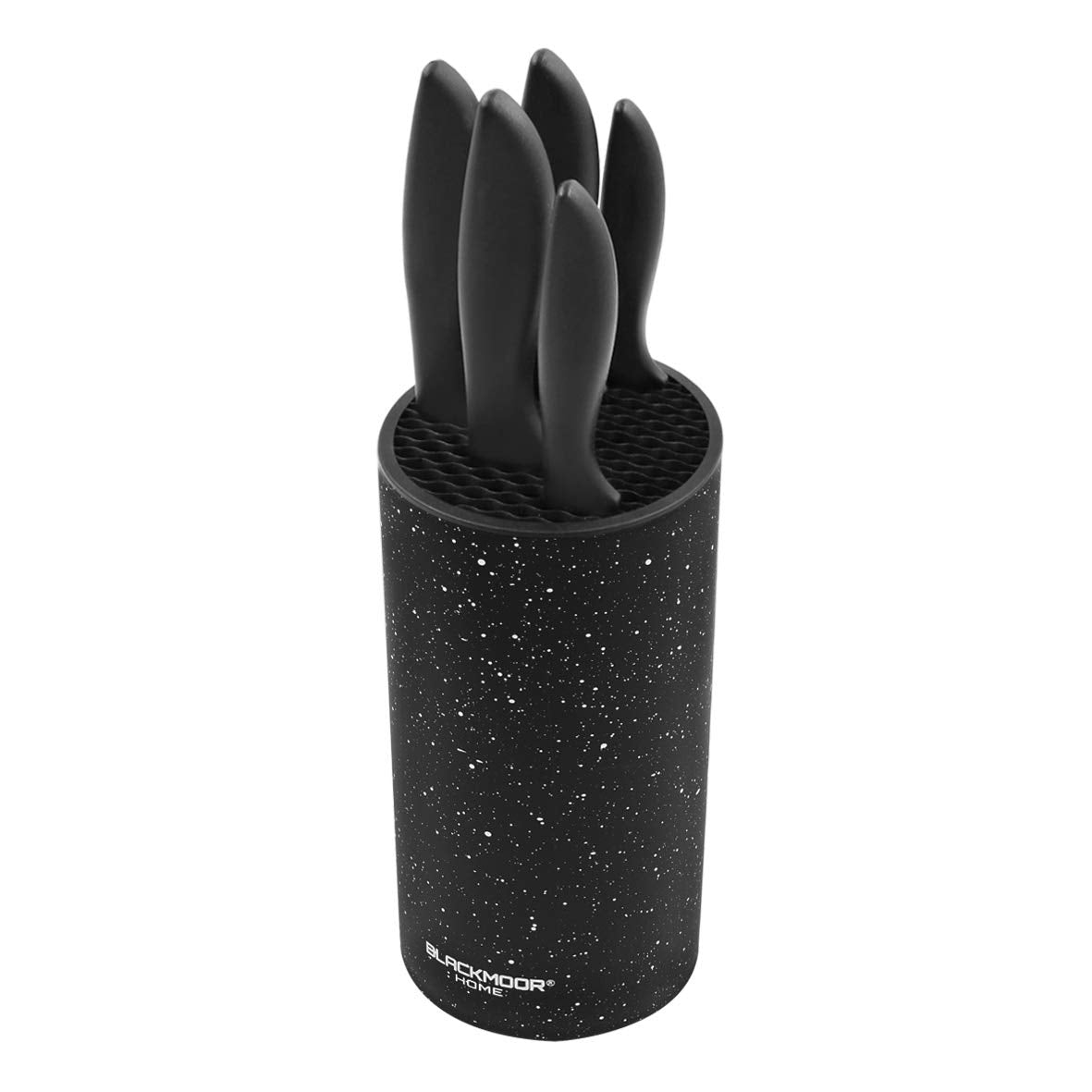 Blackmoor 5-Piece Knife Set | Non-Stick Stainless Steel with Block
