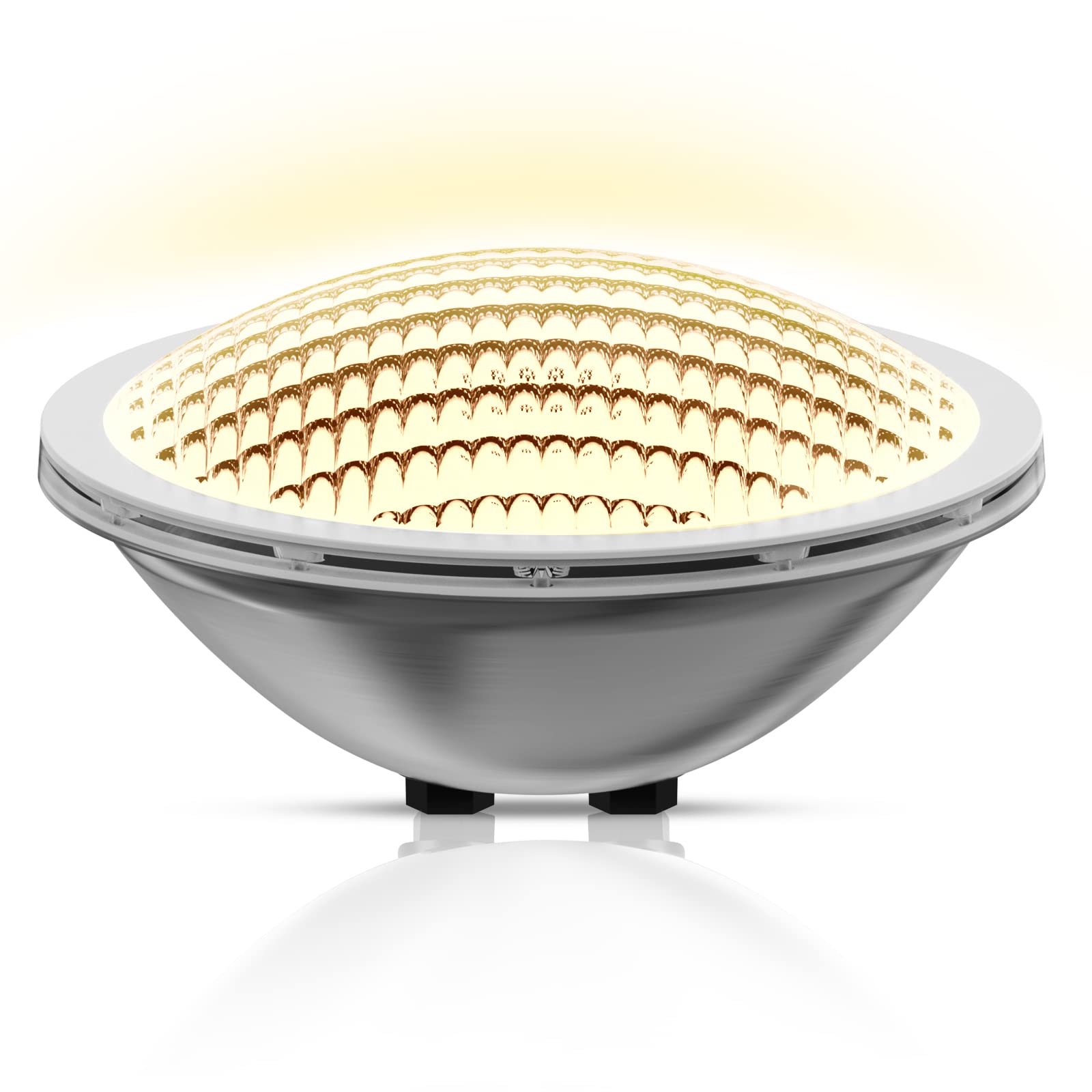 LyLmLe PAR56 LED Swimming Pool Light | 30W 12V IP68 Warm White 3000K