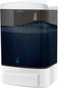 Wall Mount Soap Dispenser – 33oz Black Manual Refillable ABS