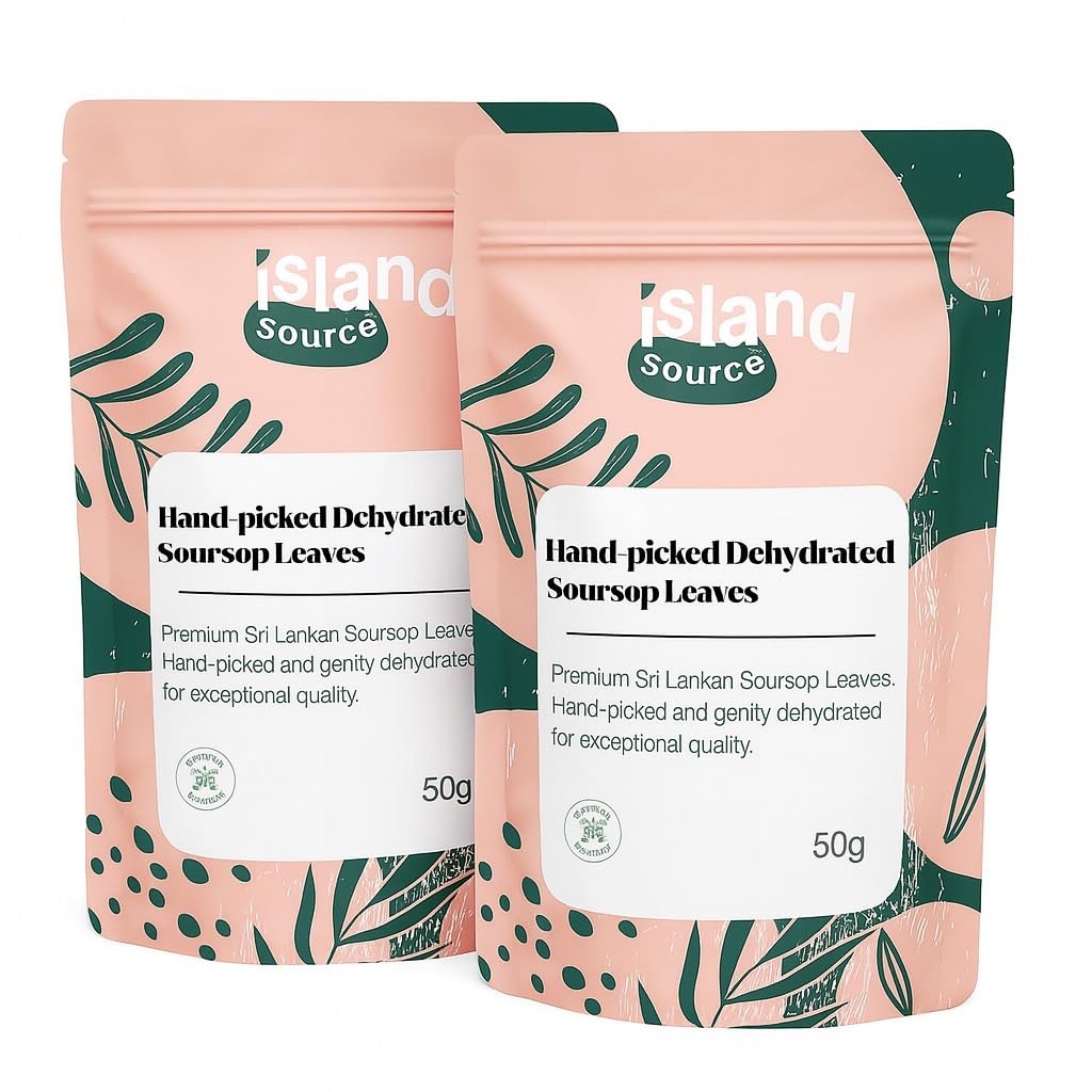 Island Source Soursop Leaves – 100g Handpicked Natural Bath Additive