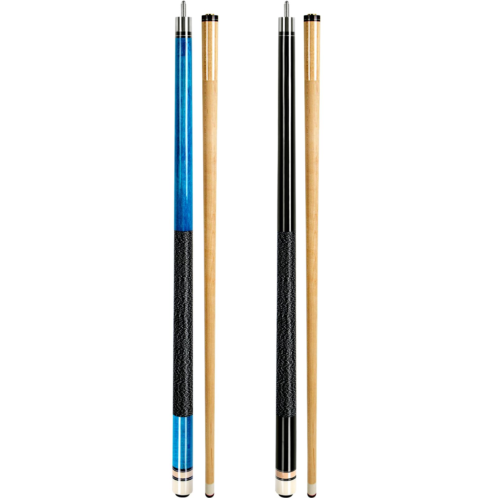 Aklot 58" Canadian Maple Pool Cue Stick | Carbon Fiber Design, 13mm Tip