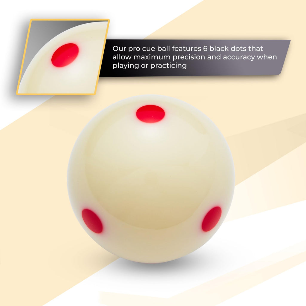 Cue-King Phenolic Resin Pool Balls Set - 2" Red & Yellow Grade AA