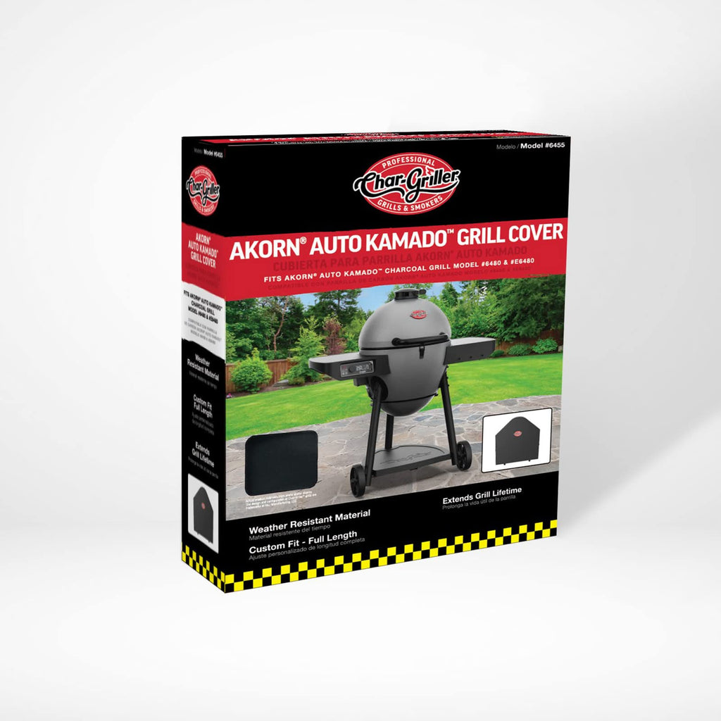 Char-Griller AKORN Auto-Kamado Grill Cover – Heavy-Duty Weatherproof Black