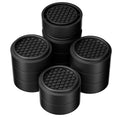RCHYFEED 12 Pack Adjustable Furniture Risers | 1 Inch Round Rubber Bed Risers