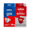 Lavazza Ground Coffee – Dark & Medium Roast Espresso Blend – 2 Pack
