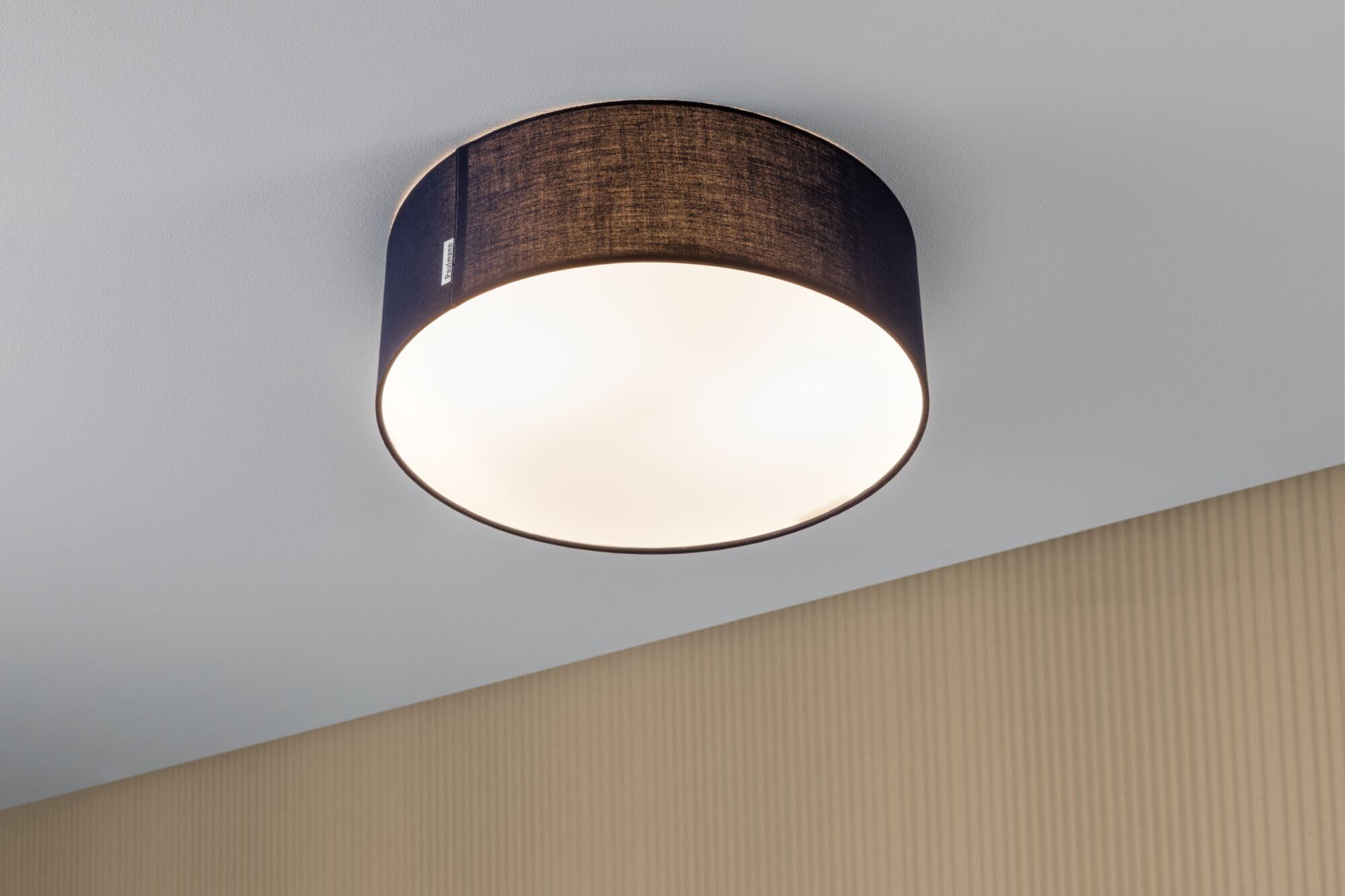 Paulmann Mari Blue Fabric Ceiling Lamp | 2-Light E27 Living Room Light