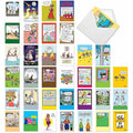 NobleWorks Funny Birthday Cards Bulk Box Set - 36 Assorted Humor Designs