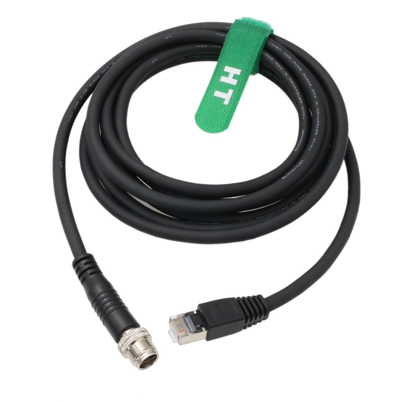 M12 8-Pin X-Coded Ethernet Cable – Rugged Industrial Network