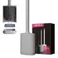 HZBODA Silicone Toilet Brush with Quick Drying Holder | Wall Mounted